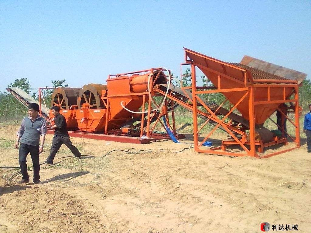 洗砂機生產現場